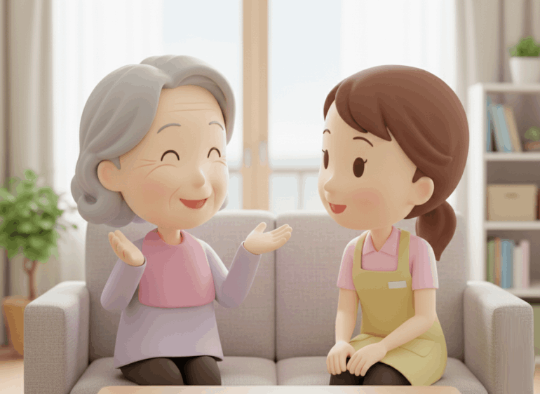 訪問介護ステーション よろこび／会話